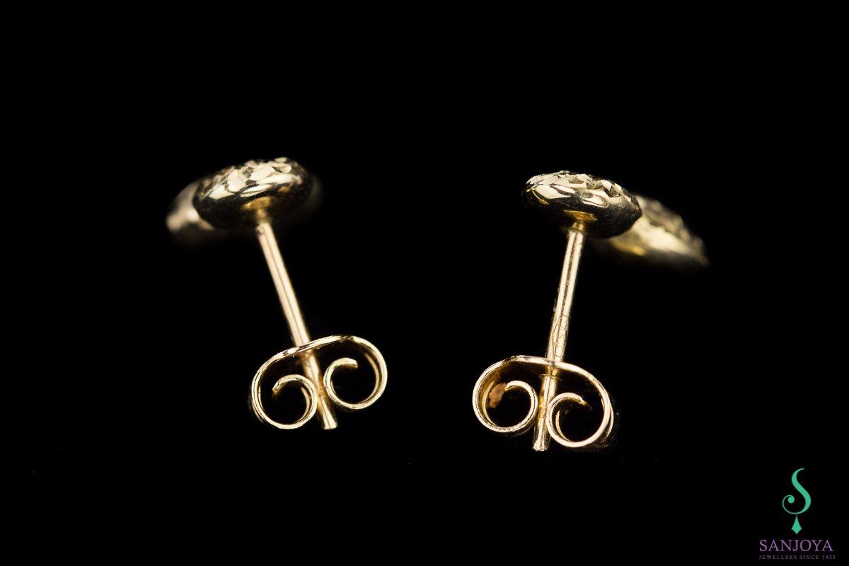 PA0319003 - Schitterende gouden oorbelletjes van 18Kt goud