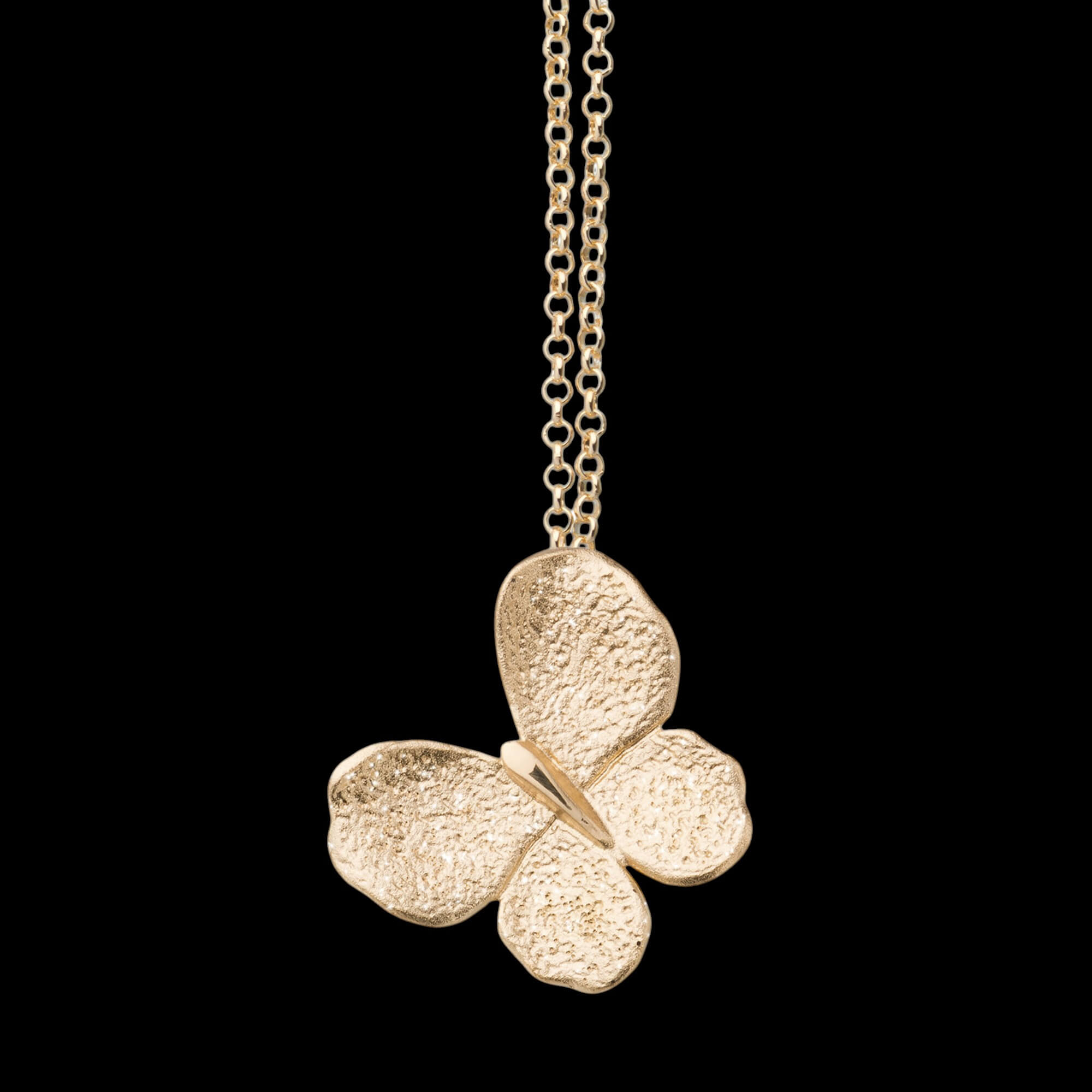 Kleine vergulde vlinderhanger