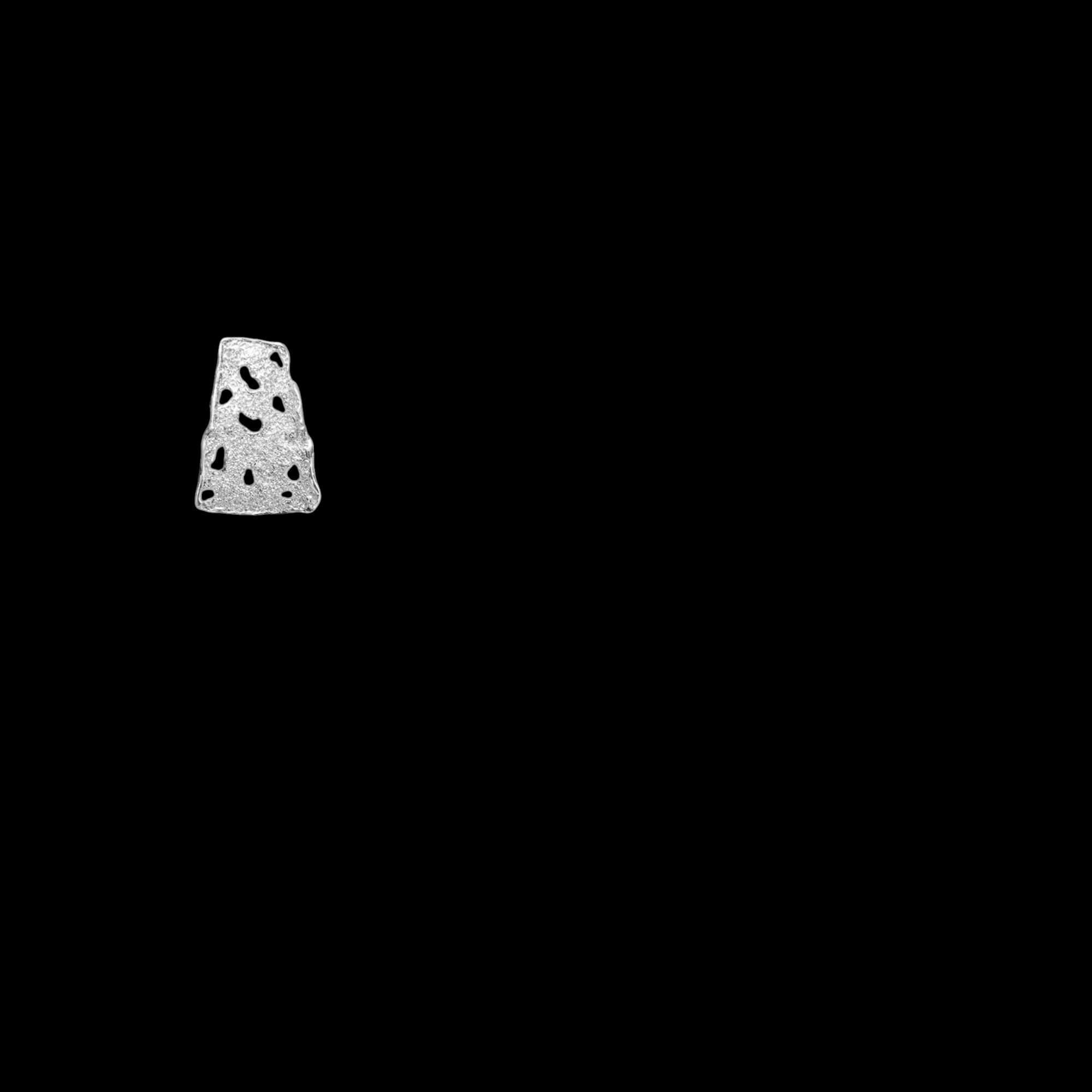 Künstlerische Silberohrringe