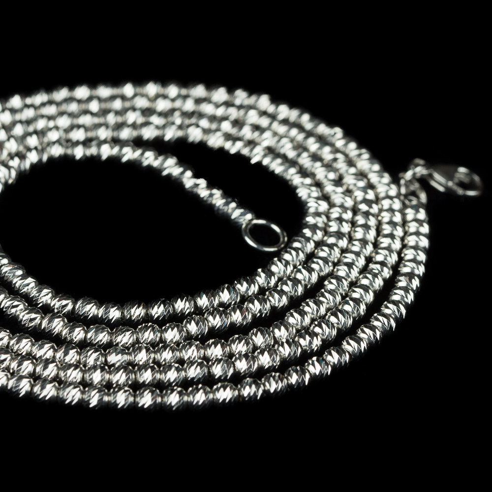 SC1212006-S - Italiaanse zilveren ketting glinsterend, diverse lengten