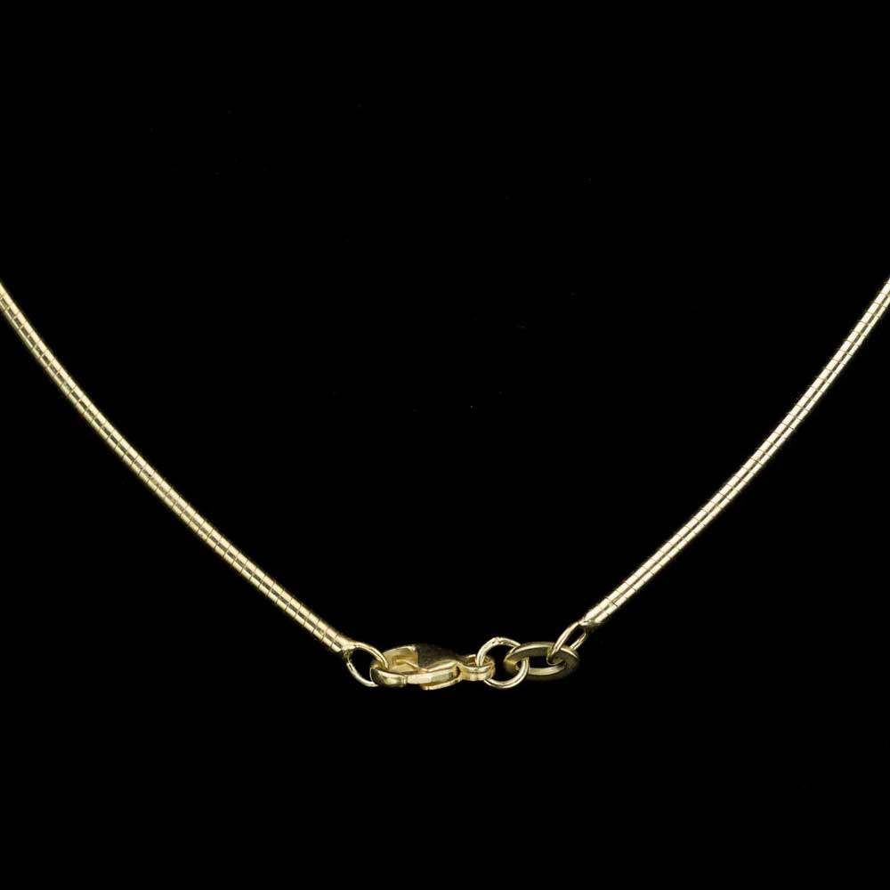 Polished gold pendant 'chain'