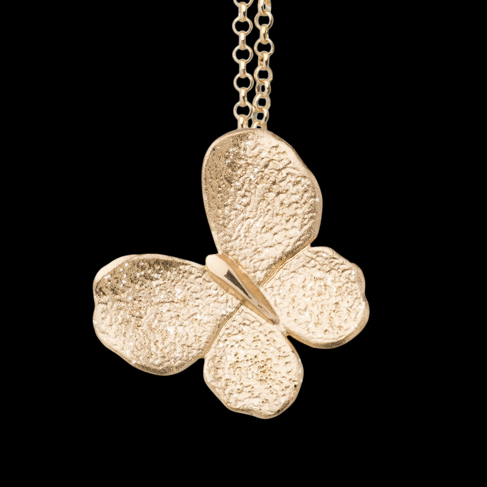 Kleine vergulde vlinderhanger