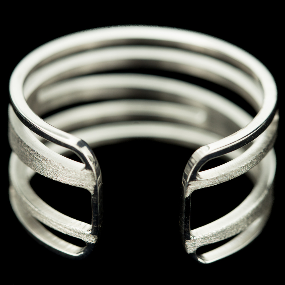 Zilveren open ring