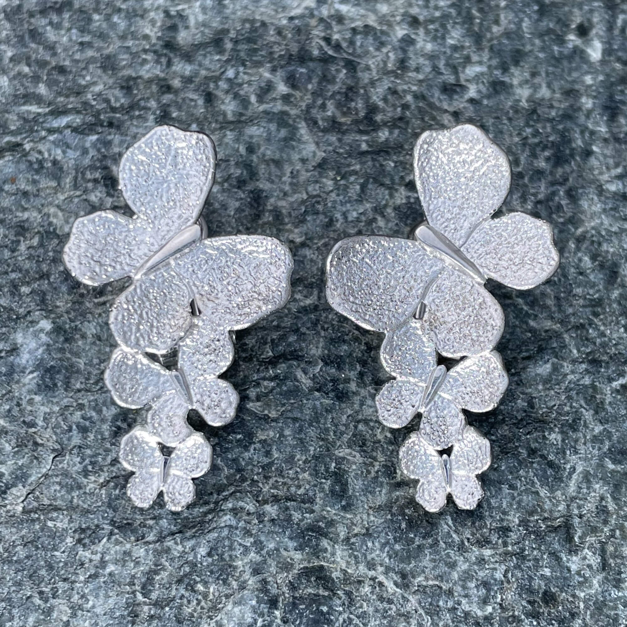Fashion Gold Plated Butterfly Earrings Hoop Drop Dangle Ear Women Jewellery  Gift | eBay
